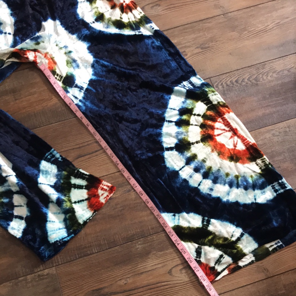 🐬EarthBound Tied Dye Wide Leg pants - Picture 4 of 14